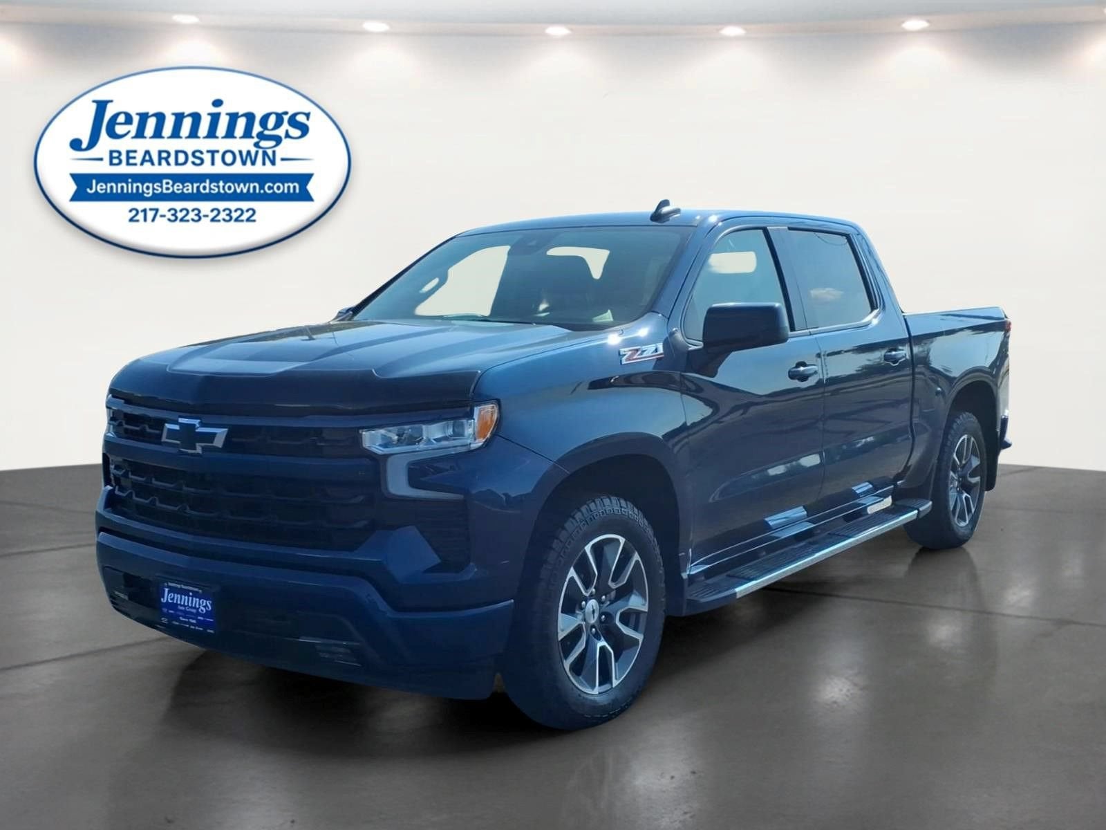 2023 Chevrolet Silverado 1500 RST in Northsky Blue Metallic — front three-quarter view